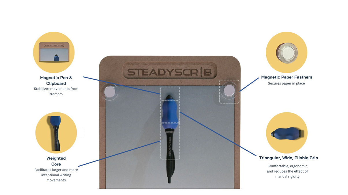SteadyScrib Parkinson's Pen Set